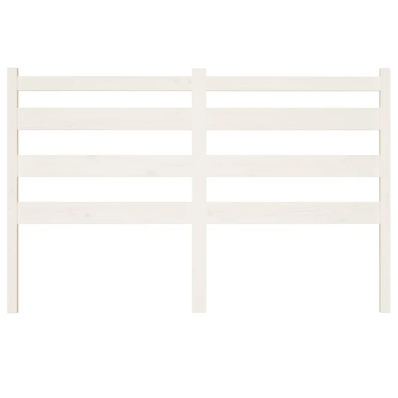 Tête de lit accessoire couchage chambre à coucher meuble 206 x 4 x 100 cm bois de pin blanc TDL0203715