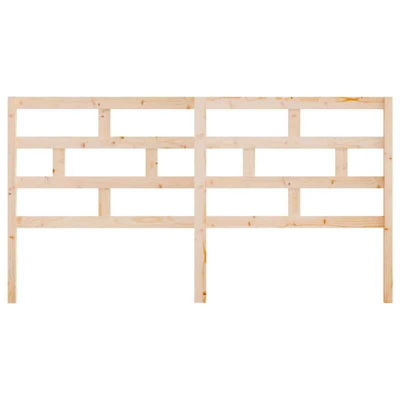 Tête de lit accessoire couchage chambre à coucher meuble 206 x 4 x 100 cm bois de pin massif TDL0206085