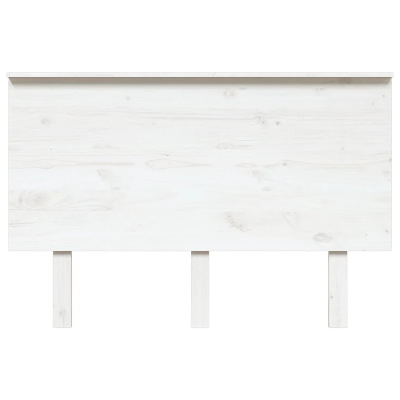 Tête de lit accessoire couchage chambre à coucher meuble 124 x 6 x 82,5 cm bois de pin blanc TDL0203932