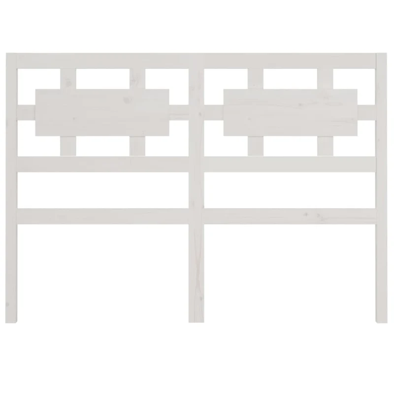 Tête de lit accessoire couchage chambre à coucher meuble 125,5 x 4 x 100 cm bois de pin blanc TDL0203931
