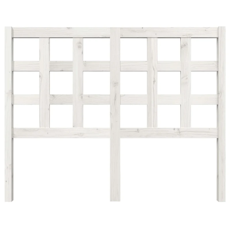 Tête de lit accessoire couchage chambre à coucher meuble 125,5 x 4 x 100 cm bois de pin blanc TDL0203927