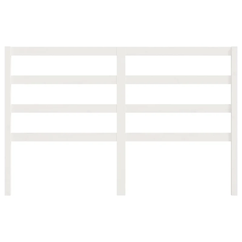 Tête de lit accessoire couchage chambre à coucher meuble 166 x 4 x 100 cm bois de pin blanc TDL0203789