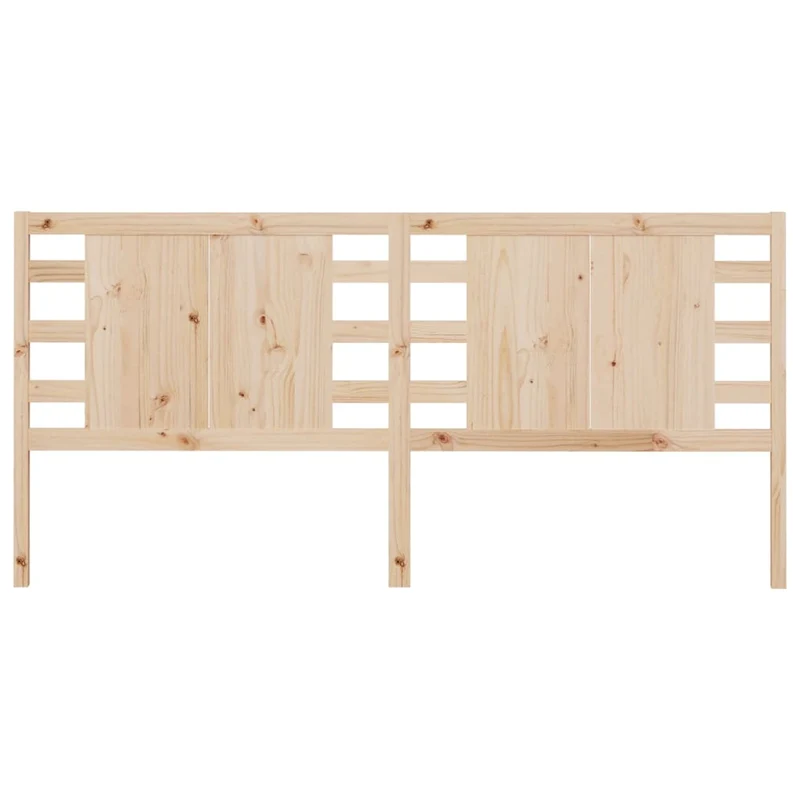 Tête de lit accessoire couchage chambre à coucher meuble 206 x 4 x 100 cm bois de pin massif TDL0206090
