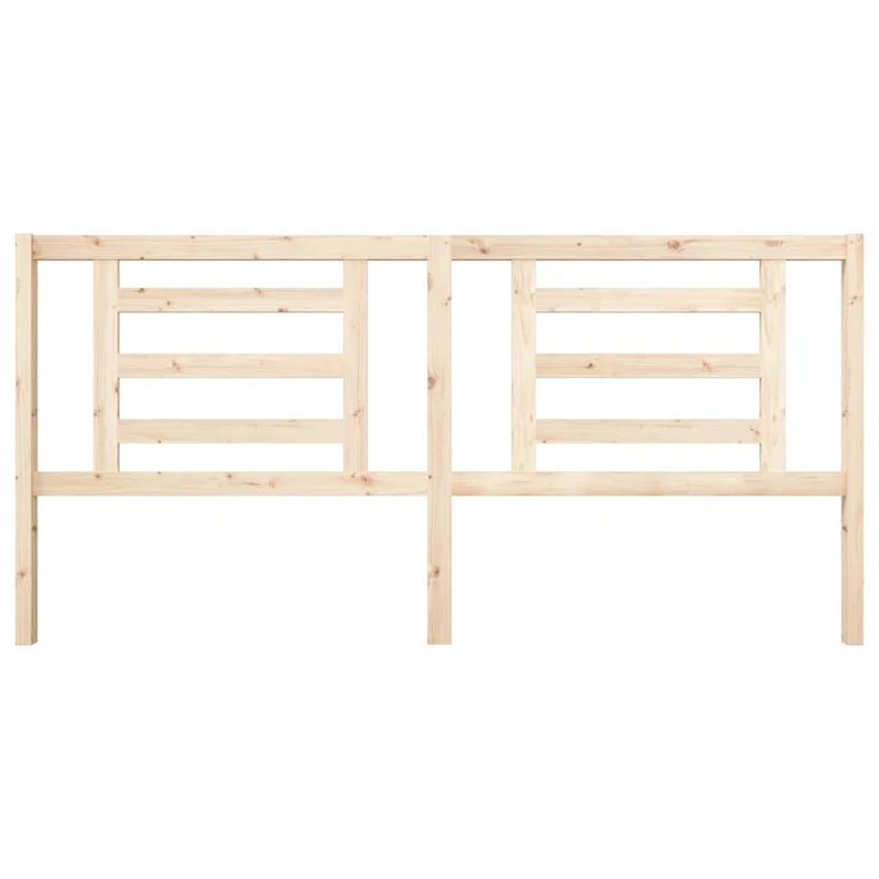 Tête de lit accessoire couchage chambre à coucher meuble 206 x 4 x 100 cm bois de pin massif TDL0206088