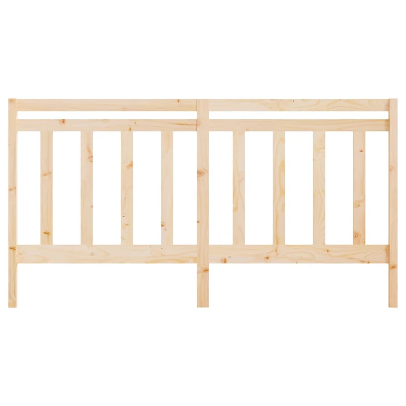 Tête de lit accessoire couchage chambre à coucher meuble 206 x 4 x 100 cm bois de pin massif TDL0206093
