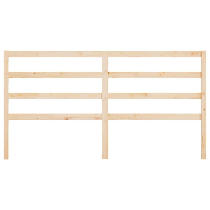 Tête de lit accessoire couchage chambre à coucher meuble 206 x 4 x 100 cm bois de pin massif TDL0206087
