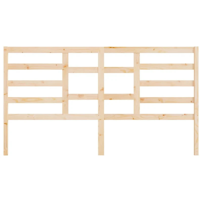 Tête de lit accessoire couchage chambre à coucher meuble 206 x 4 x 104 cm bois de pin massif TDL0206083