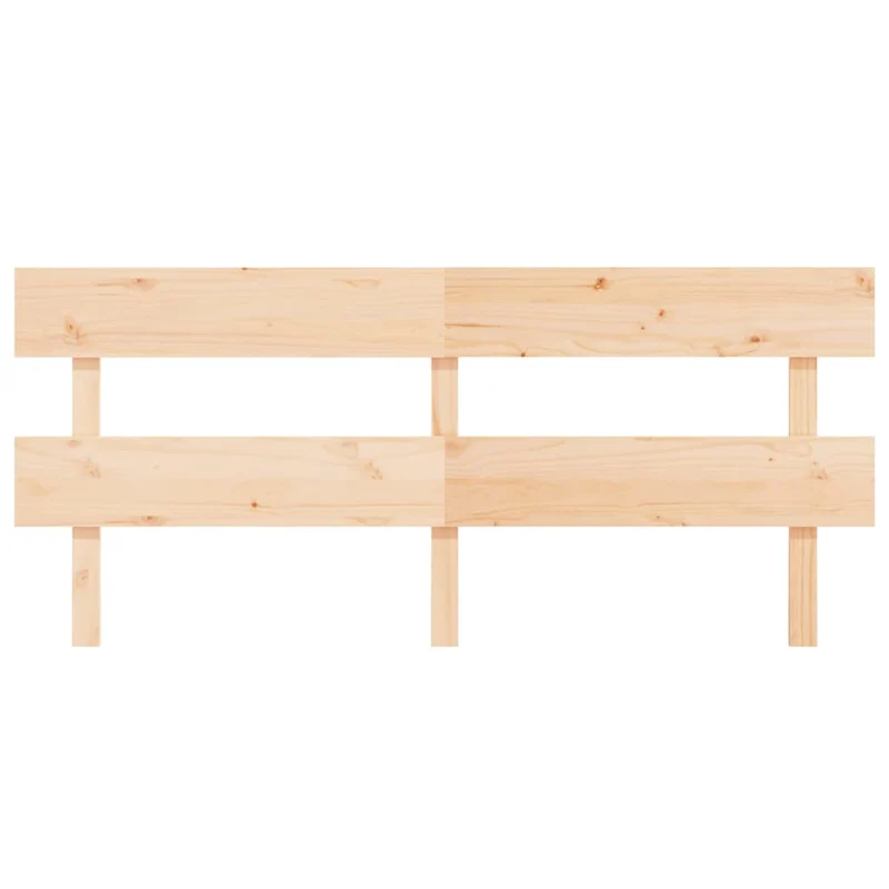 Tête de lit accessoire couchage chambre à coucher meuble 204 x 3 x 81 cm bois de pin massif TDL0206113