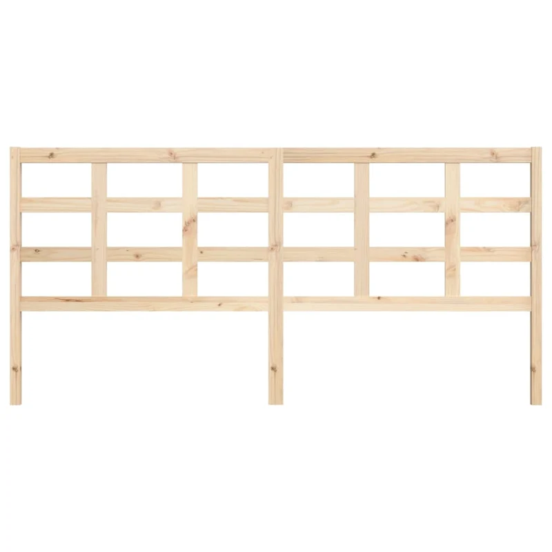 Tête de lit accessoire couchage chambre à coucher meuble 205,5 x 4 x 100 cm bois de pin massif TDL0206107