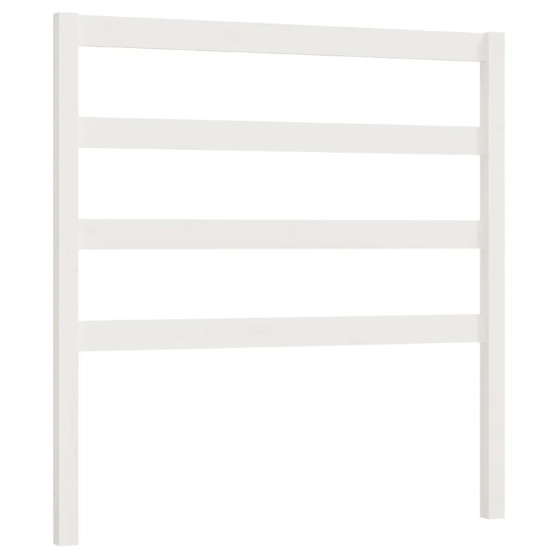 Tête de lit accessoire couchage chambre à coucher meuble 95 x 4 x 100 cm bois blanc TDL0203658