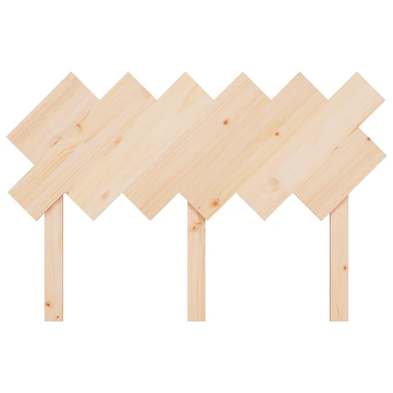Tête de lit accessoire couchage chambre à coucher meuble style palette 122,5 x 3 x 80,5 cm bois de pin massif TDL0206770