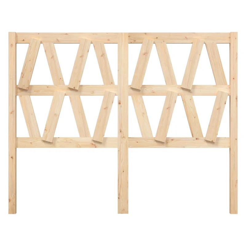 Tête de lit accessoire couchage chambre à coucher meuble 126 x 4 x 100 cm bois de pin massif TDL0206749