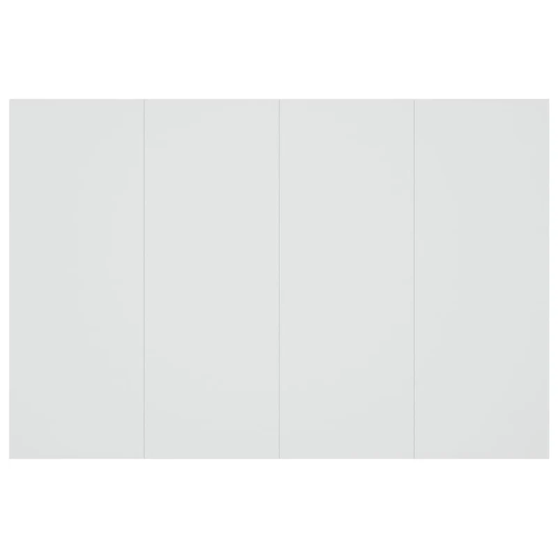 Tête de lit accessoire couchage chambre à coucher meuble 120 x 1,5 x 80 cm MDF blanc TDL0203936