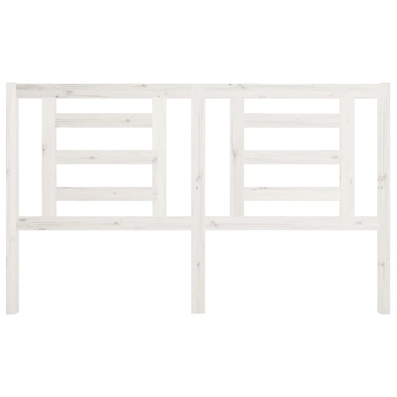 Tête de lit accessoire couchage chambre à coucher meuble 166 x 4 x 100 cm bois de pin blanc TDL0203796