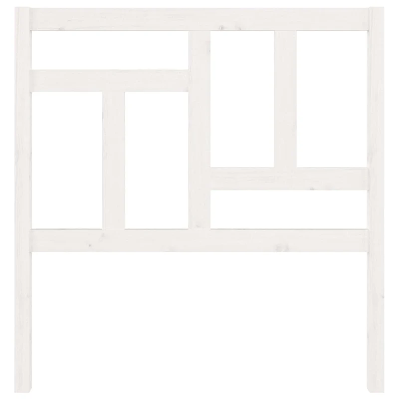 Tête de lit accessoire couchage chambre à coucher meuble 95,5 x 4 x 100 cm bois blanc TDL0203663