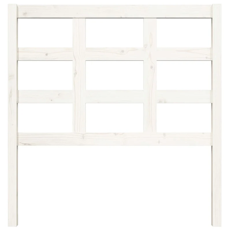 Tête de lit accessoire couchage chambre à coucher meuble 95,5 x 4 x 100 cm bois blanc TDL0203665