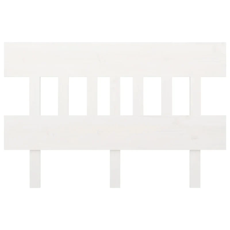 Tête de lit accessoire couchage chambre à coucher meuble 143,5 x 3 x 81 cm bois de pin blanc TDL0203879