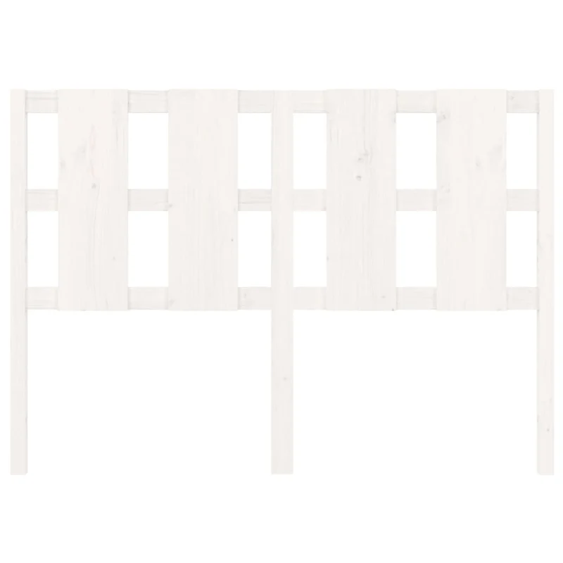 Tête de lit accessoire couchage chambre à coucher meuble 145,5 x 4 x 100 cm bois de pin blanc TDL0203868