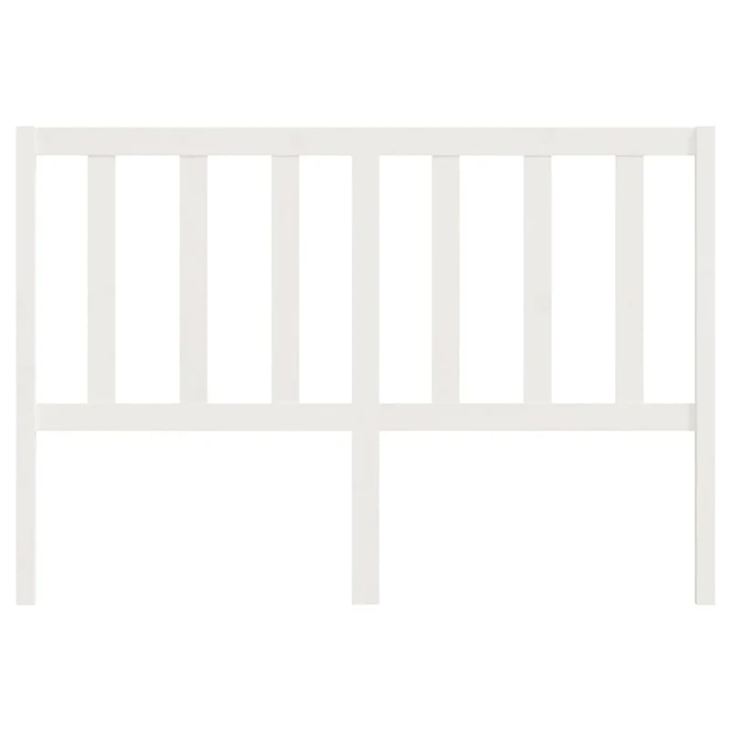 Tête de lit accessoire couchage chambre à coucher meuble 146 x 4 x 100 cm bois de pin blanc TDL0203864