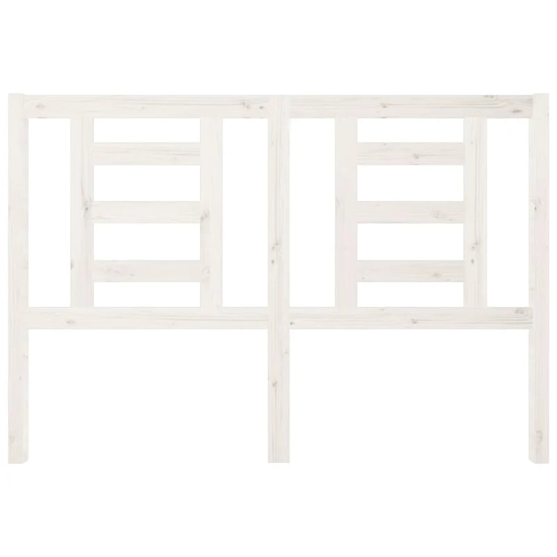 Tête de lit accessoire couchage chambre à coucher meuble 146 x 4 x 100 cm bois de pin blanc TDL0203859