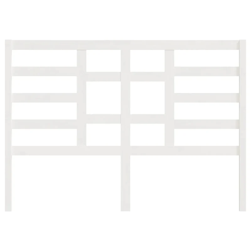 Tête de lit accessoire couchage chambre à coucher meuble 146 x 4 x 104 cm bois de pin blanc TDL0203849