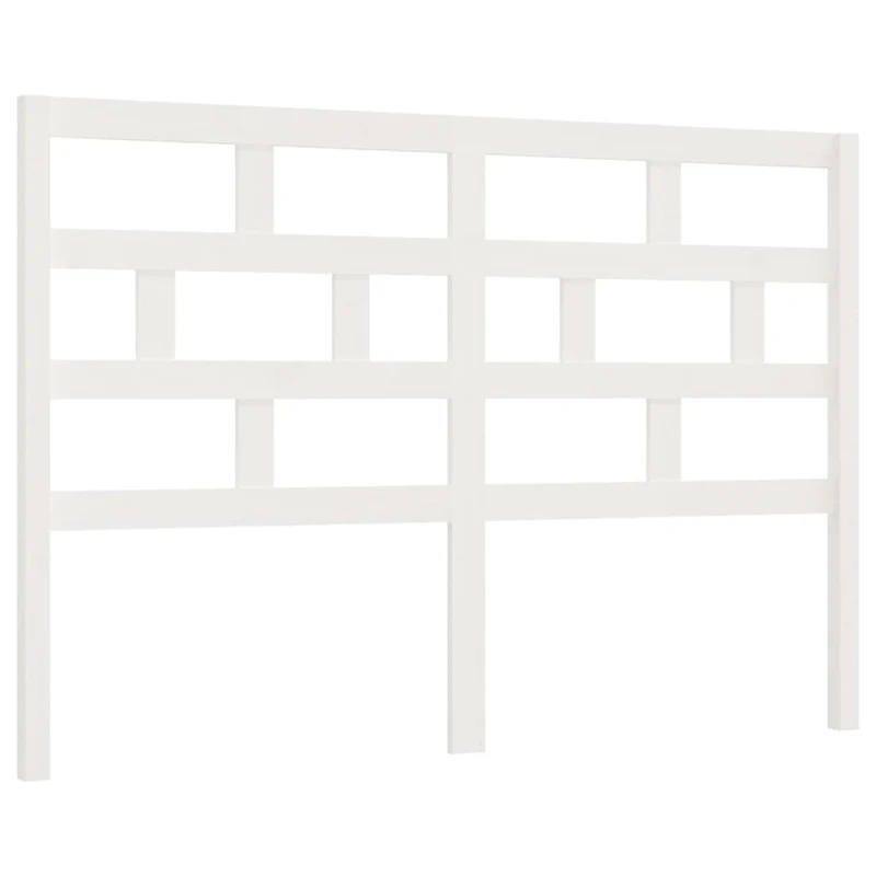 Tête de lit accessoire couchage chambre à coucher meuble 166 x 4 x 100 cm bois de pin blanc TDL0203795