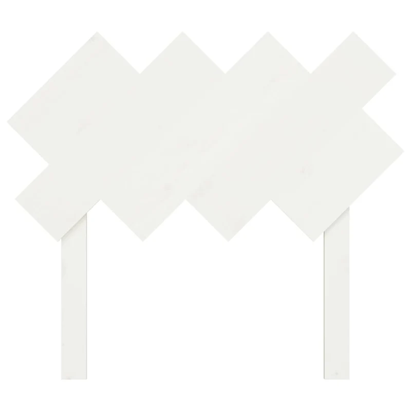 Tête de lit accessoire couchage chambre à coucher meuble 92 x 3 x 81 cm bois blanc TDL0203672
