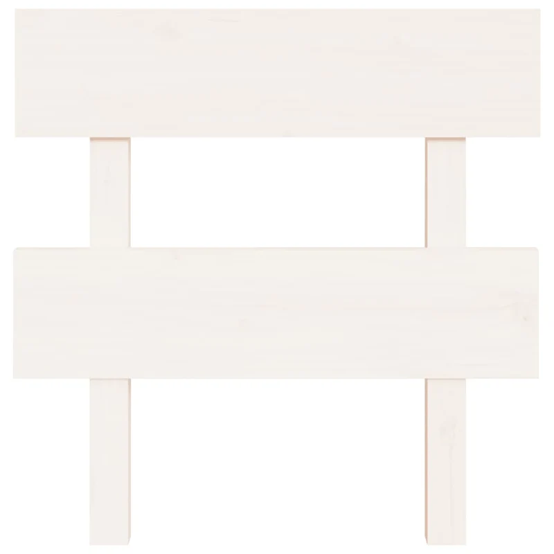Tête de lit accessoire couchage chambre à coucher meuble 93,5 x 3 x 81 cm bois blanc TDL0203670