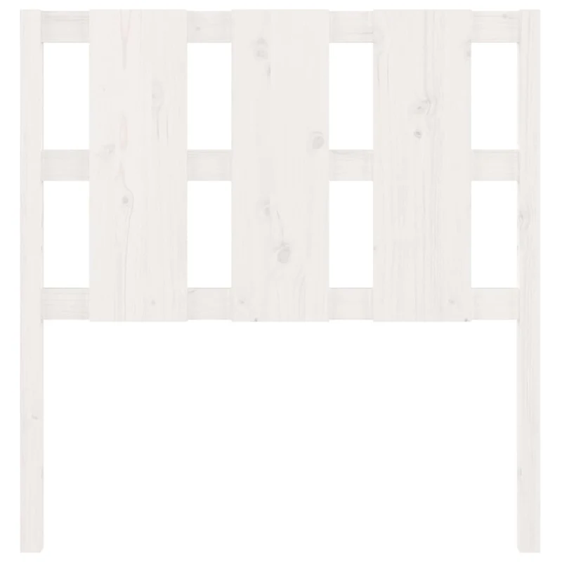 Tête de lit accessoire couchage chambre à coucher meuble 95,5 x 4 x 100 cm bois blanc TDL0203661