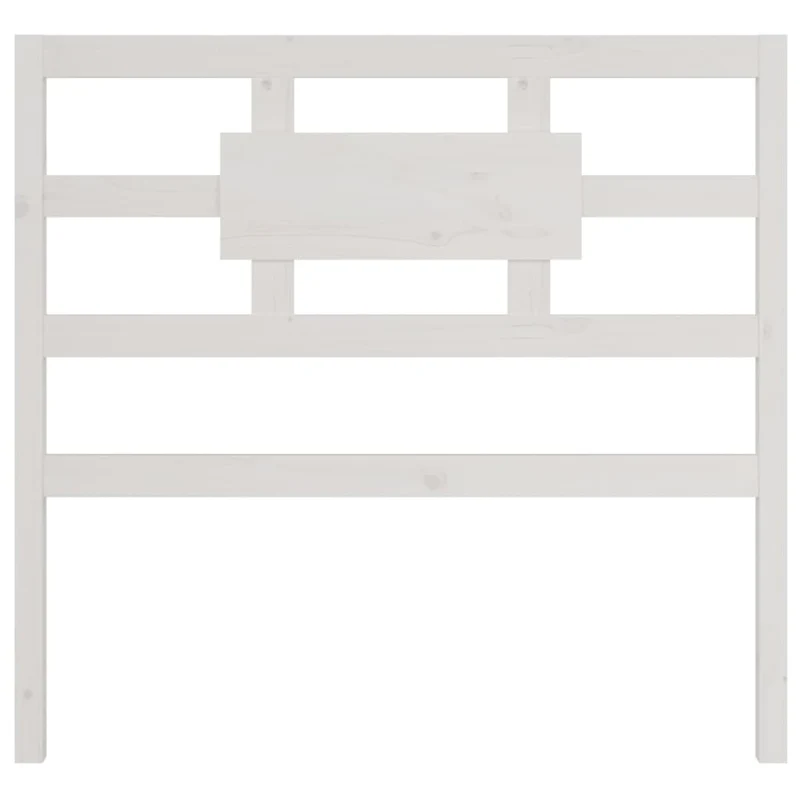 Tête de lit accessoire couchage chambre à coucher meuble 95,5 x 4 x 100 cm bois blanc TDL0203662