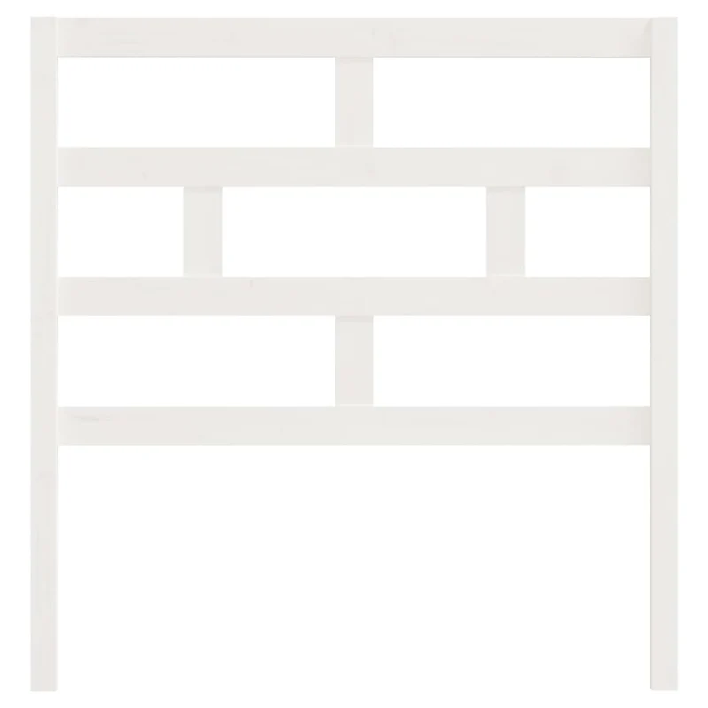 Tête de lit accessoire couchage chambre à coucher meuble 96 x 4 x 100 cm bois blanc TDL0203654