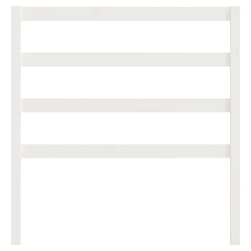 Tête de lit accessoire couchage chambre à coucher meuble 96 x 4 x 100 cm bois blanc TDL0203650