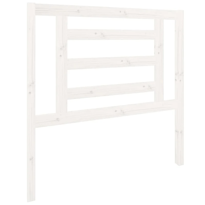 Tête de lit accessoire couchage chambre à coucher meuble 96 x 4 x 100 cm bois blanc TDL0203647