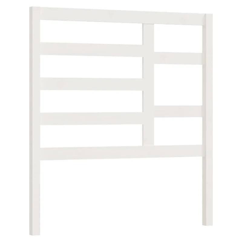 Tête de lit accessoire couchage chambre à coucher meuble 96 x 4 x 104 cm bois blanc TDL0203641