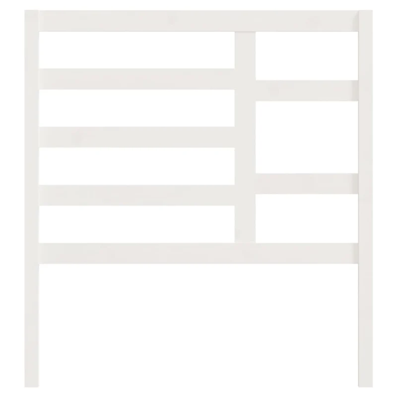 Tête de lit accessoire couchage chambre à coucher meuble 96 x 4 x 104 cm bois blanc TDL0203641
