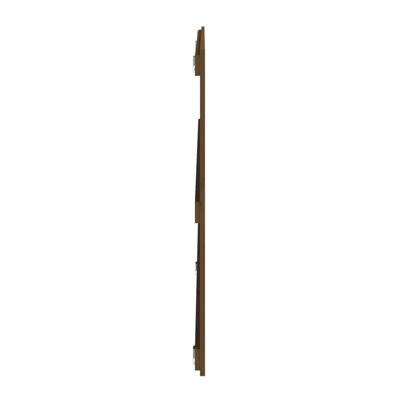 Tête de lit accessoire couchage chambre à coucher meuble murale style palette 204 x 3 x 90 cm Bois massif marron clair TDL0202568