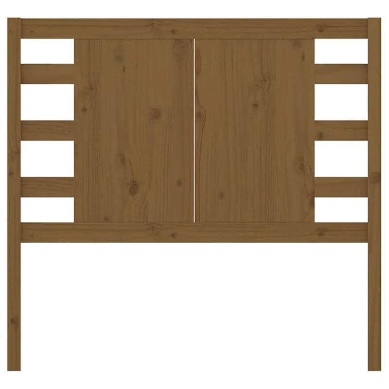 Tête de lit accessoire couchage chambre à coucher meuble 96 x 4 x 100 cm bois massif marron clair TDL0202802