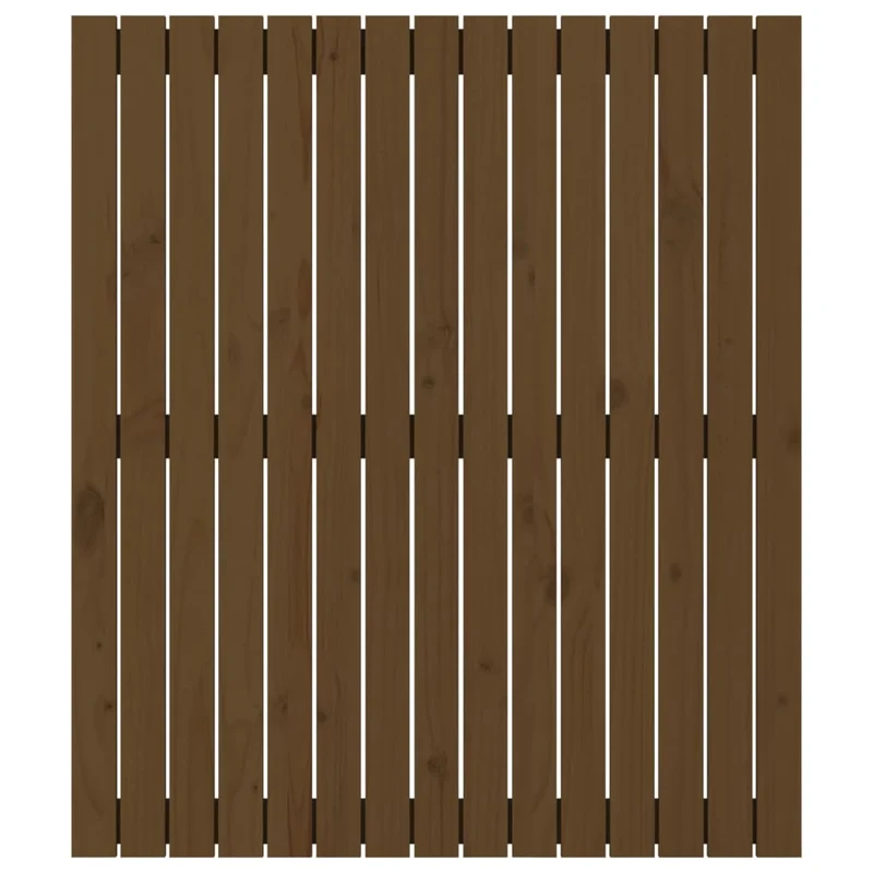 Tête de lit accessoire couchage chambre à coucher meuble murale 95,5 x 3 x 110 cm Bois massif marron clair TDL0202559