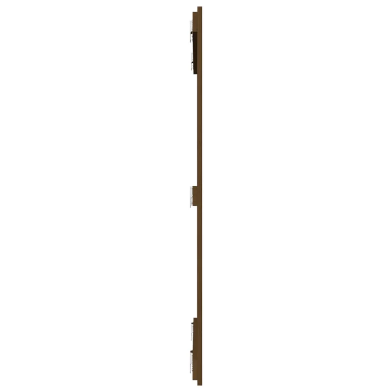 Tête de lit accessoire couchage chambre à coucher meuble murale 95,5 x 3 x 110 cm Bois massif marron clair TDL0202559