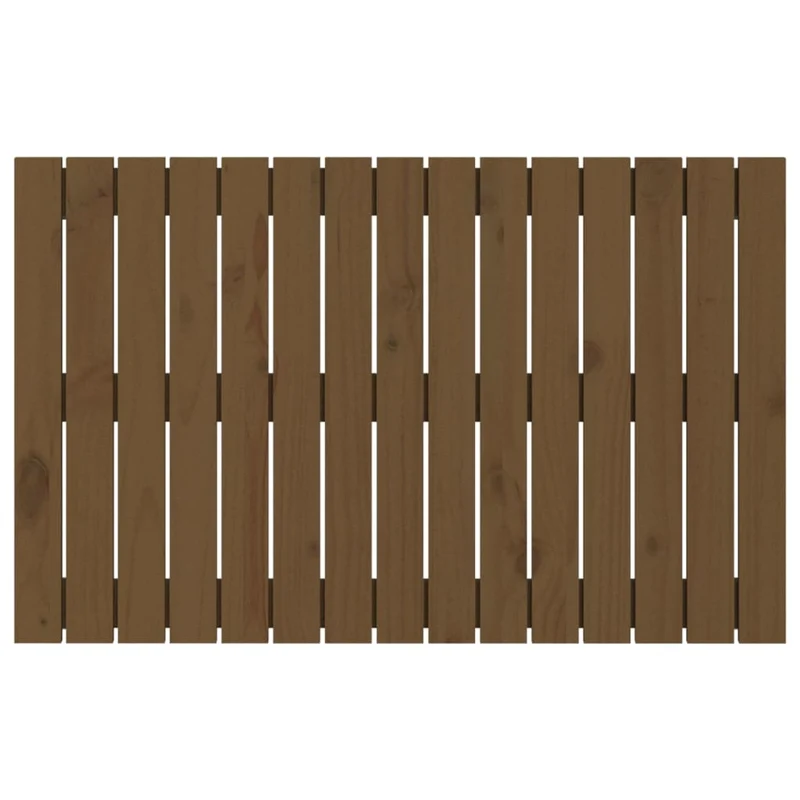 Tête de lit accessoire couchage chambre à coucher meuble murale 95,5 x 3 x 60 cm Bois massif marron clair TDL0202558