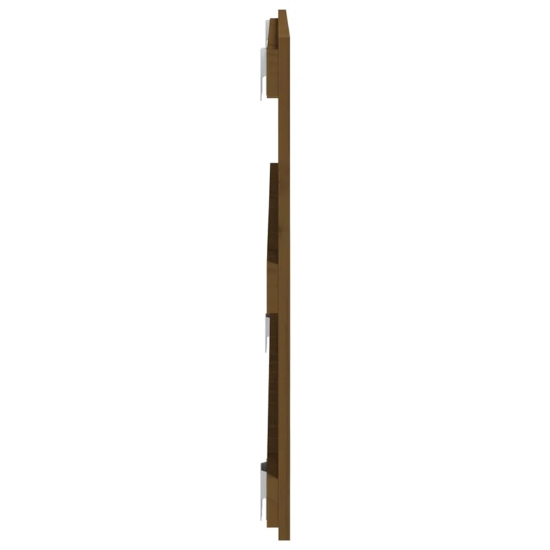 Tête de lit accessoire couchage chambre à coucher meuble murale 95,5 x 3 x 60 cm Bois massif marron clair TDL0202558