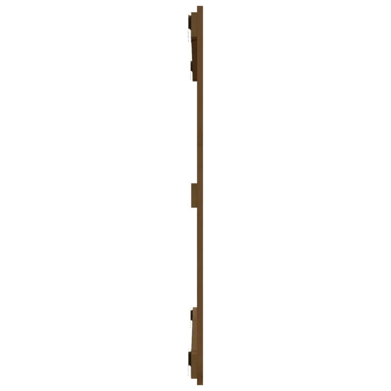 Tête de lit accessoire couchage chambre à coucher meuble murale 95,5 x 3 x 90 cm Bois massif marron clair TDL0202556