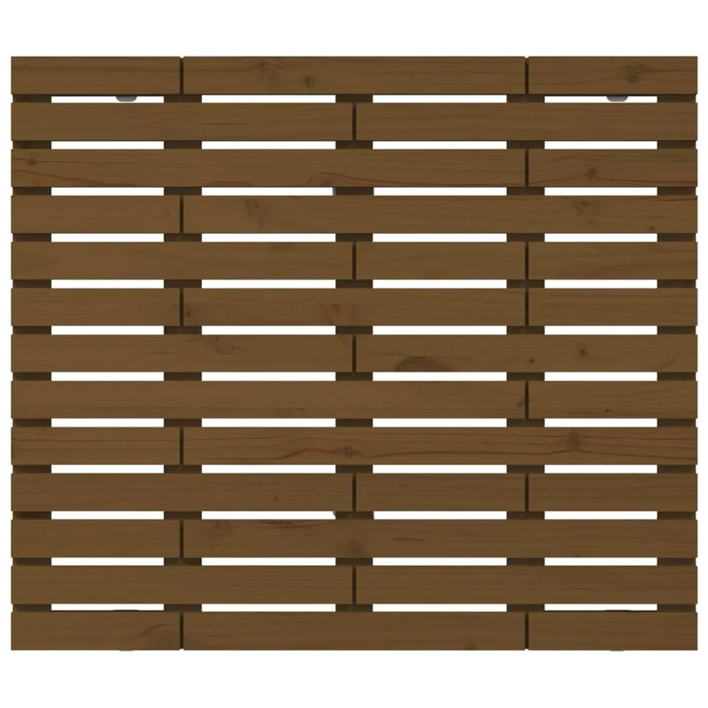 Tête de lit accessoire couchage chambre à coucher meuble murale 96 x 3 x 91,5 cm Bois massif marron clair TDL0202554