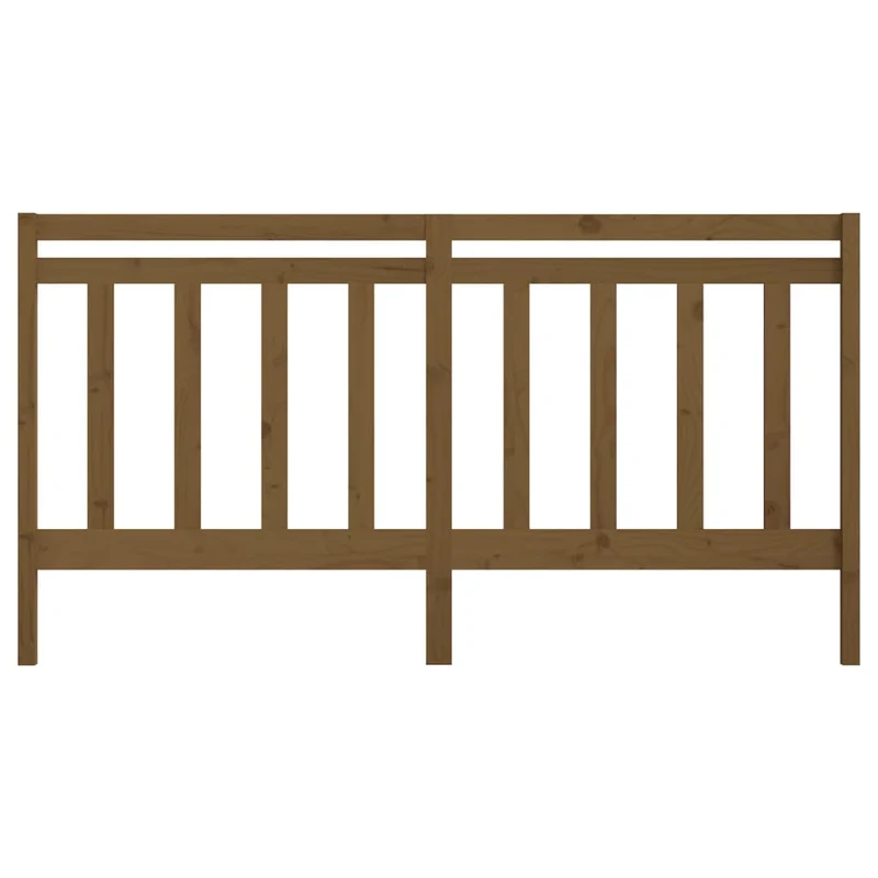 Tête de lit accessoire couchage chambre à coucher meuble 206 x 4 x 100 cm bois massif marron clair TDL0202881