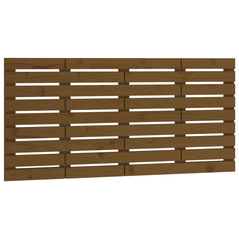 Tête de lit accessoire couchage chambre à coucher meuble murale 146 x 3 x 63 cm Bois massif marron clair TDL0202593