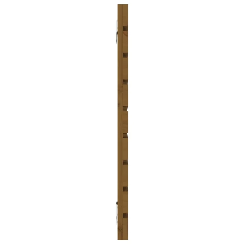 Tête de lit accessoire couchage chambre à coucher meuble murale 146 x 3 x 63 cm Bois massif marron clair TDL0202593