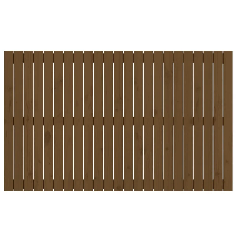 Tête de lit accessoire couchage chambre à coucher meuble murale 147 x 3 x 90 cm Bois massif marron clair TDL0202590