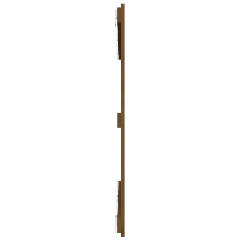 Tête de lit accessoire couchage chambre à coucher meuble murale 147 x 3 x 90 cm Bois massif marron clair TDL0202590