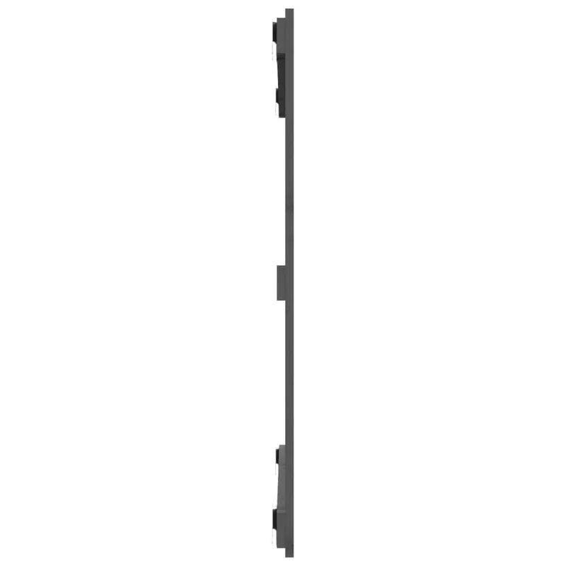 Tête de lit accessoire couchage chambre à coucher meuble murale 95,5 x 3 x 90 cm bois massif gris TDL0202617