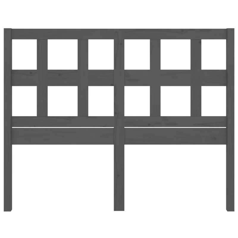 Tête de lit accessoire couchage chambre à coucher meuble 205,5 x 4 x 100 cm bois de pin gris TDL0203335